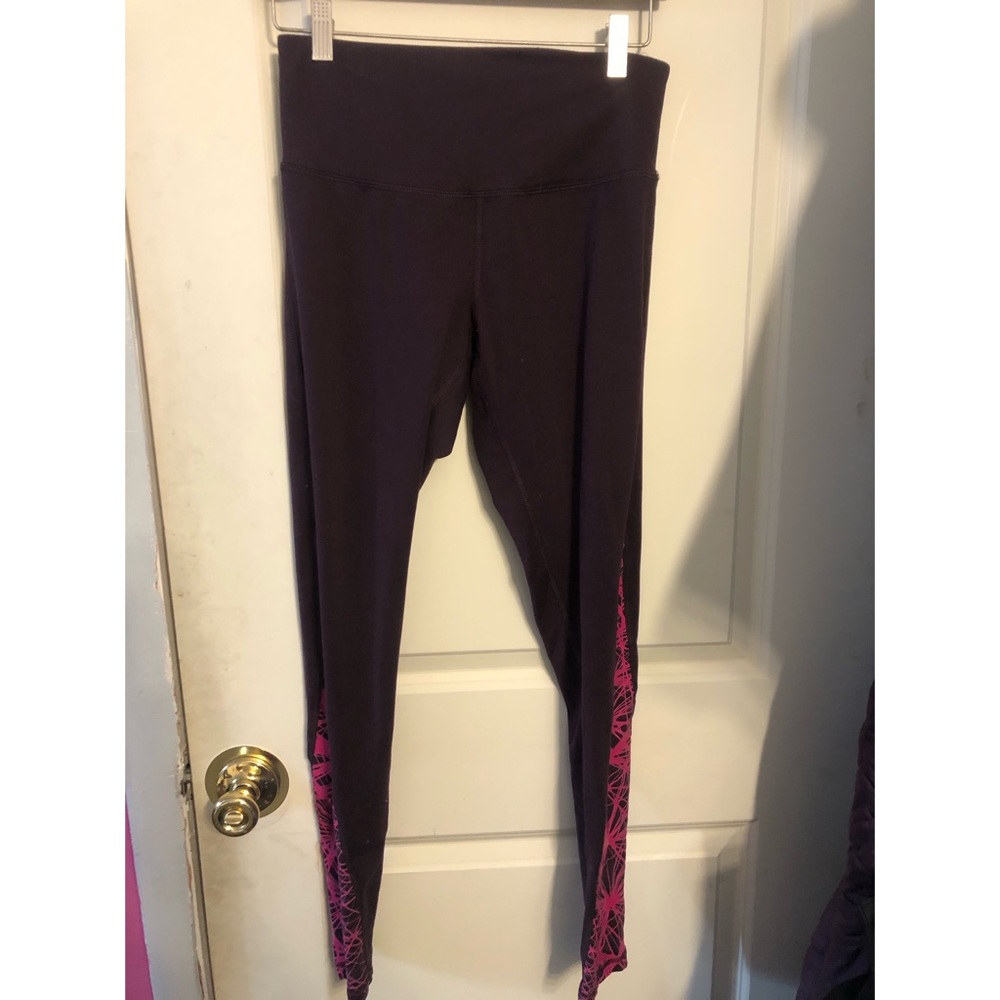 Purple Champion Leggings with Pink Detailing